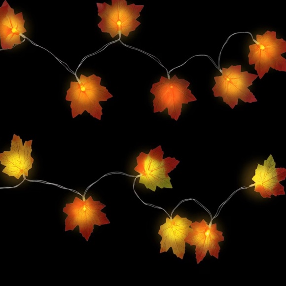 LED Fall Leaf Lights Two Pack Bundle - Picture 2 of 2